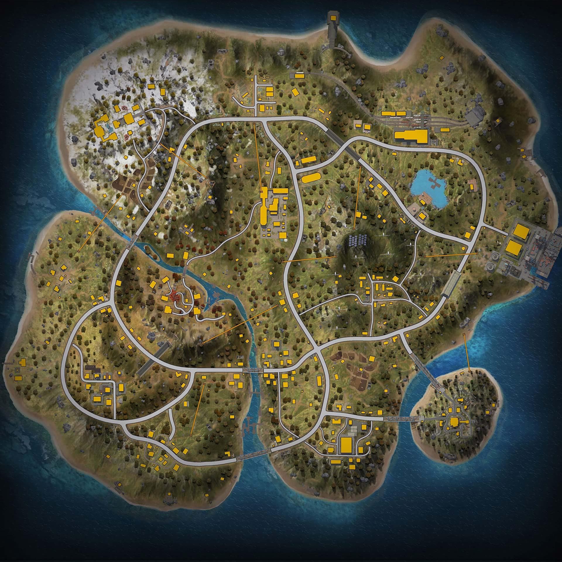 Free Fire Alpine tactical map strategy board