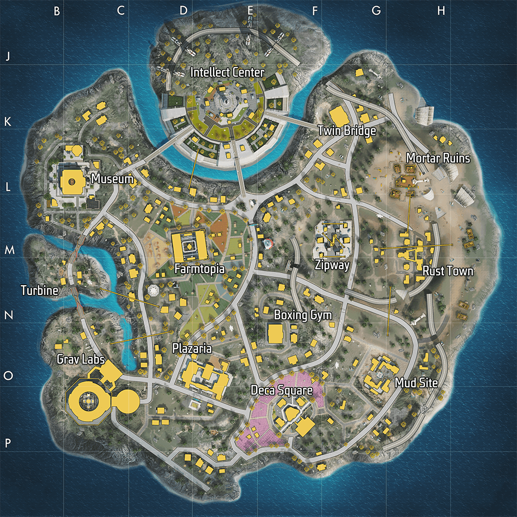 Free Fire NeXTerra tactical map strategy board