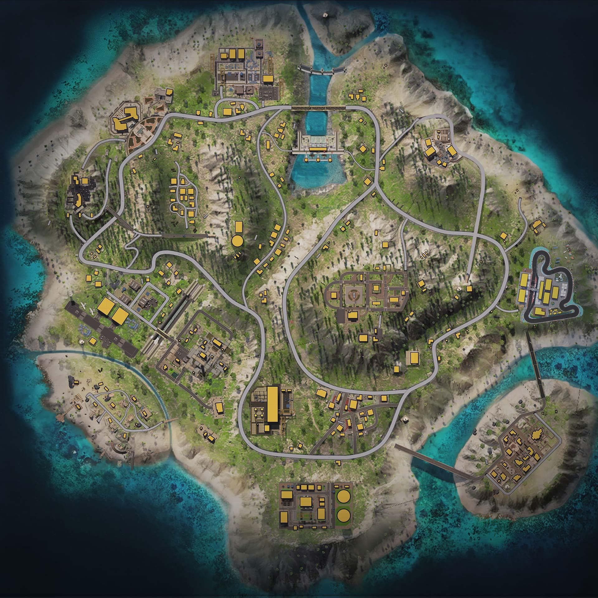 Free Fire Bermuda Remastered tactical map strategy board